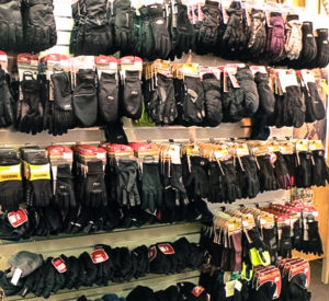 Gloves @ Medved Running & Walking Outfitters