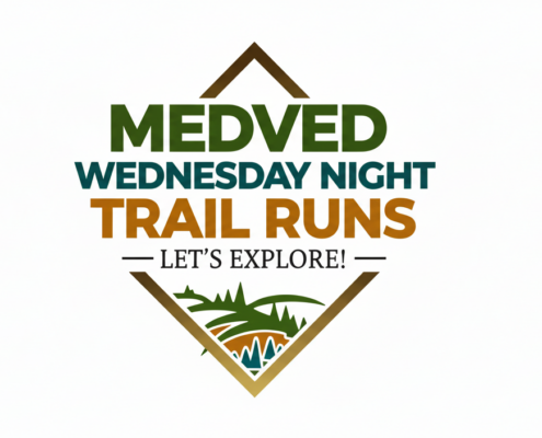 Medved Wednesday night trail run logo